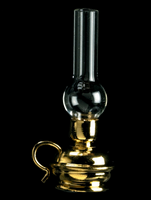 Brass Oil Lamp  -  PPJ Miniatures