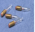 12v Flame Tip Bulbs 4pk  -  PPJ Miniatures