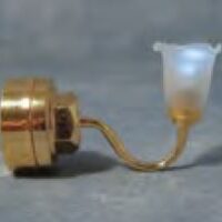 3v Tulip Wall Lamp  -  PPJ Miniatures