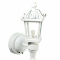 White Carriage Lamp  -  PPJ Miniatures