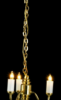 3 Arm Chandelier  -  PPJ Miniatures