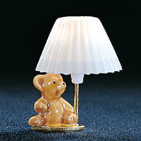 Teddybear Table Lamp  -  PPJ Miniatures