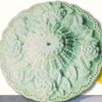 75mm Ceiling Rose  -  PPJ Miniatures