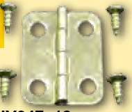 18mm Hinges With Screws Pk10  -  PPJ Miniatures