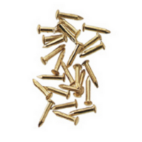 3mm Brass Pin Nails Pk 100  -  PPJ Miniatures