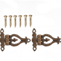 Old Brass Hinges  -  PPJ Miniatures