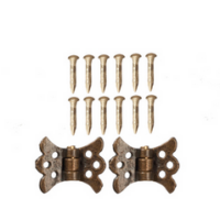 Brass Butterfly Hinges  -  PPJ Miniatures