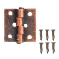 Bronze Butt Hinges  -  PPJ Miniatures