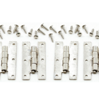 H Hinges Nickel  -  PPJ Miniatures