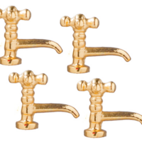 Brass Taps Pk 4  -  PPJ Miniatures