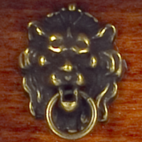 Lion Head Knocker  -  PPJ Miniatures