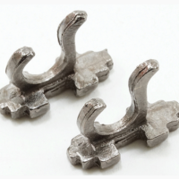Wall Hooks Bronze Pk 4  -  PPJ Miniatures