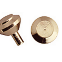 Round Drawer Handles Gold Pk 6  -  PPJ Miniatures