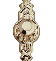 Colonial Door Knob Brass  -  PPJ Miniatures