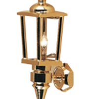 Brass Carrige Lamp  -  PPJ Miniatures