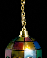 Tiffany Hanging Lamp  -  PPJ Miniatures