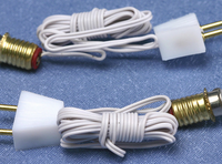 Bulbs With Socket And Plug Set Of 2  -  PPJ Miniatures