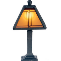Craftsman Tiffany Lamp  -  PPJ Miniatures