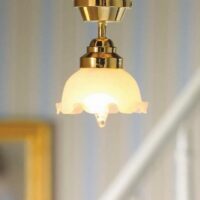 Tulip Ceiling Lamp  -  PPJ Miniatures