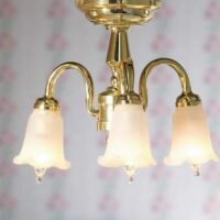 3 Lamp Tulip Light  -  PPJ Miniatures