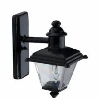 Black Coach Lamp  -  PPJ Miniatures