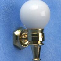 Globe Wall Light  -  PPJ Miniatures