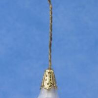 Hanging Frosted Lamp  -  PPJ Miniatures
