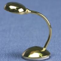 Brass Desk Lamp  -  PPJ Miniatures