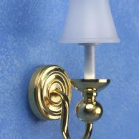 Candle Wall Lamp  -  PPJ Miniatures