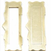 Brass Letter Box  -  PPJ Miniatures