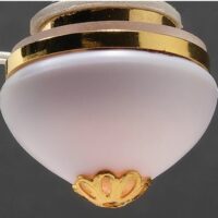 Small Globe Ceiling Lamp  -  PPJ Miniatures
