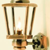 Bronze Carriage Lamp  -  PPJ Miniatures