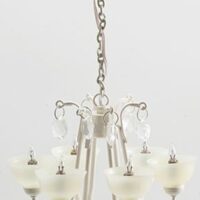 Crystal Drop Chandelier  -  PPJ Miniatures