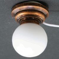 Ceiling Globe Bronze  -  PPJ Miniatures