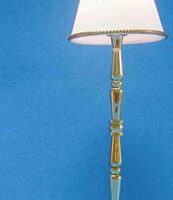 Gold Base Floor Lamp  -  PPJ Miniatures