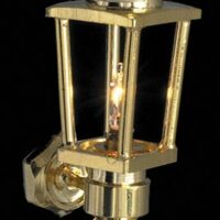 Brass Coach Lamp  -  PPJ Miniatures