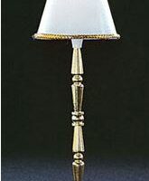 Gold Floor Lamp  -  PPJ Miniatures