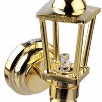 Led Brass Carrige Lamp  -  PPJ Miniatures