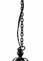 Led Black Hanging Lamp  -  PPJ Miniatures
