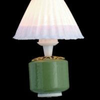 Green Base Lamp  -  PPJ Miniatures