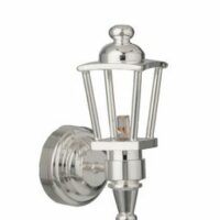 Led Silver Carriage Lamp  -  PPJ Miniatures
