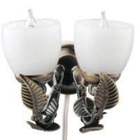 Linden Double Wall Light  -  PPJ Miniatures