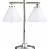 Modern 2 Cone Table Lamp  -  PPJ Miniatures