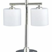 Modern Round Shade Table Lamp  -  PPJ Miniatures