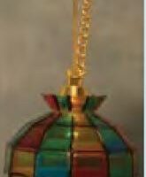 3v Tiffany Ceiling Lamp  -  PPJ Miniatures