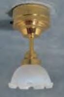 3v Piecrust Ceiling Lamp  -  PPJ Miniatures