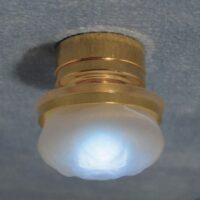 3v Frosted Ceiling Light  -  PPJ Miniatures