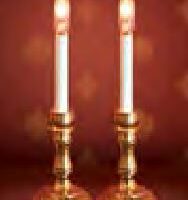 Gold Candlesticks Pr  -  PPJ Miniatures