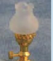Table Lamp With Frosted Shade  -  PPJ Miniatures