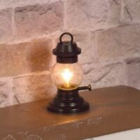 Black Tilley Lamp  -  PPJ Miniatures